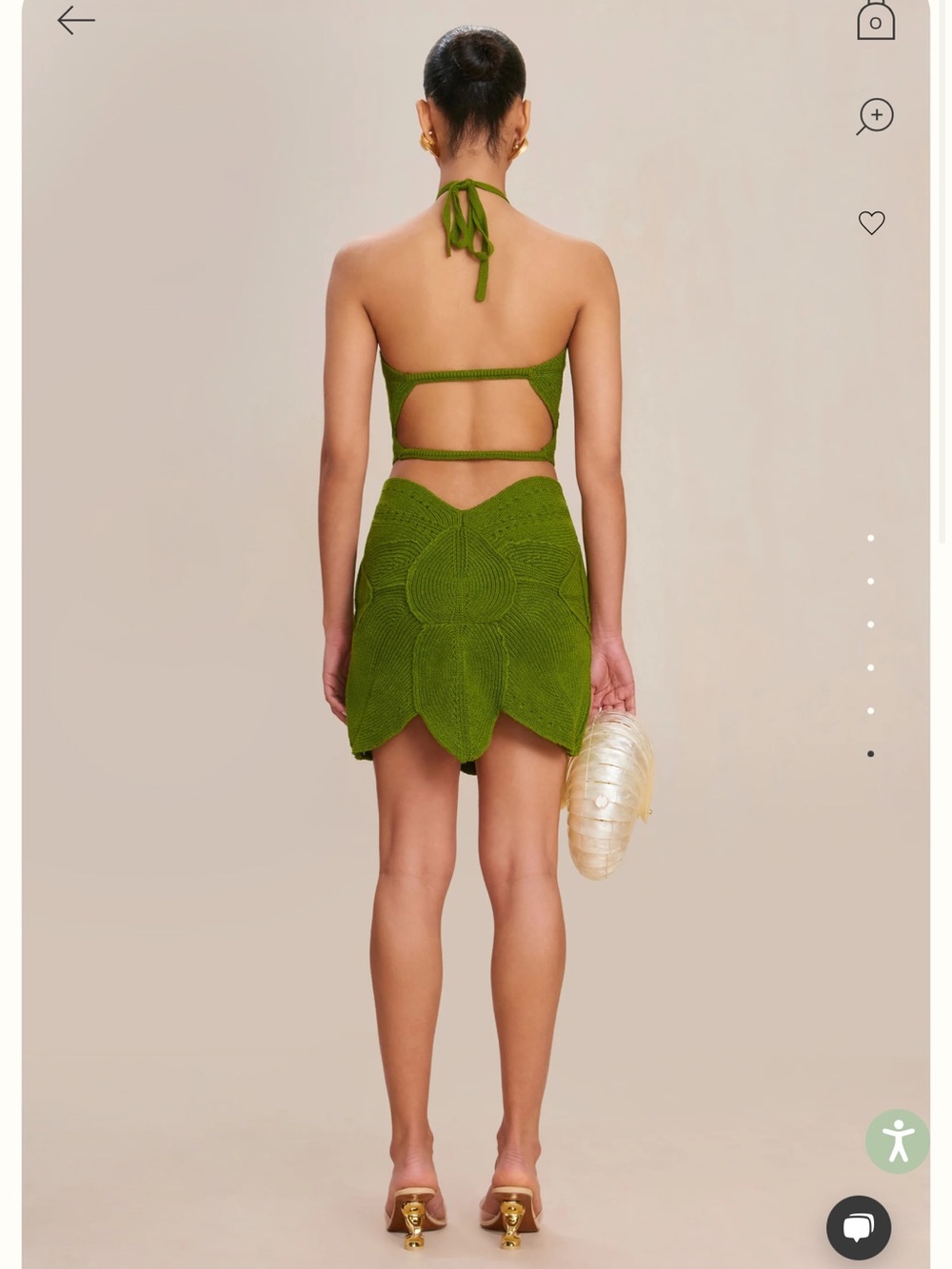 Cult Gaia Cult Gaia FLOREANA KNIT DRESS - Picture 4 of 5